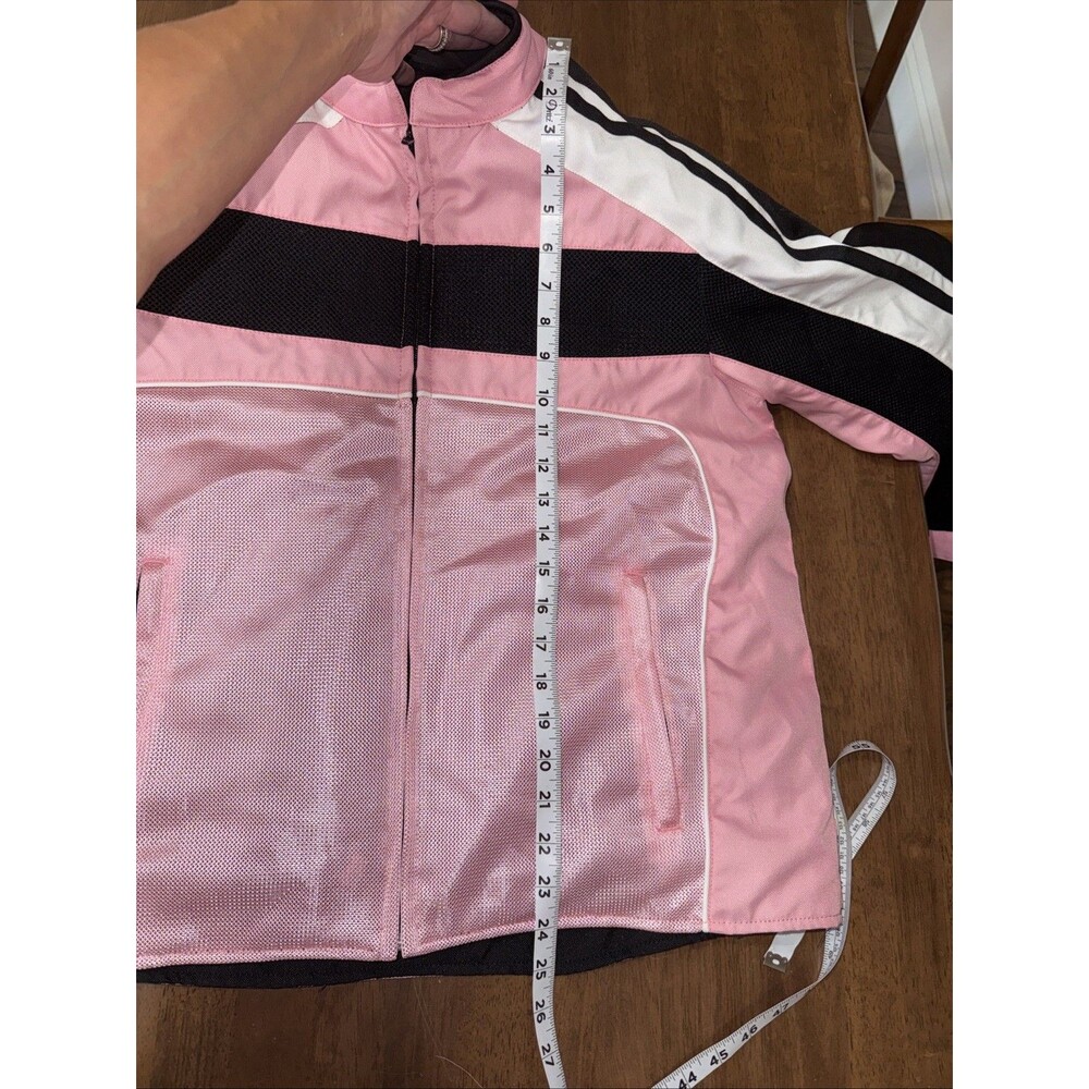 BILT Women's Motorcycle Jacket Pink Black Armored Textile Moto Riding Biker L - Picture 13 of 14
